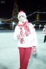 27.Лена после шоу, посвященного открытию катка на Красной площади, 2 декабря 2006г.
